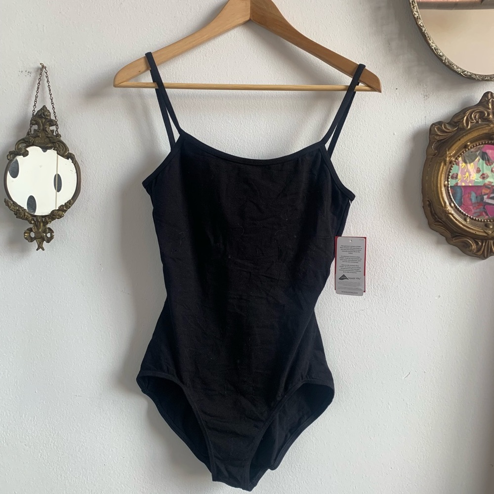 NWT Capezio Dance Body Suit Leotard Size L